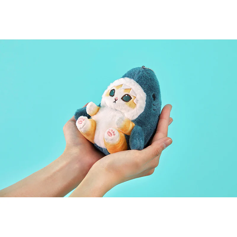 Mofusand| Potopeto Shark Nyan Mascot keychain| H130 x W110 x D130mm approx.