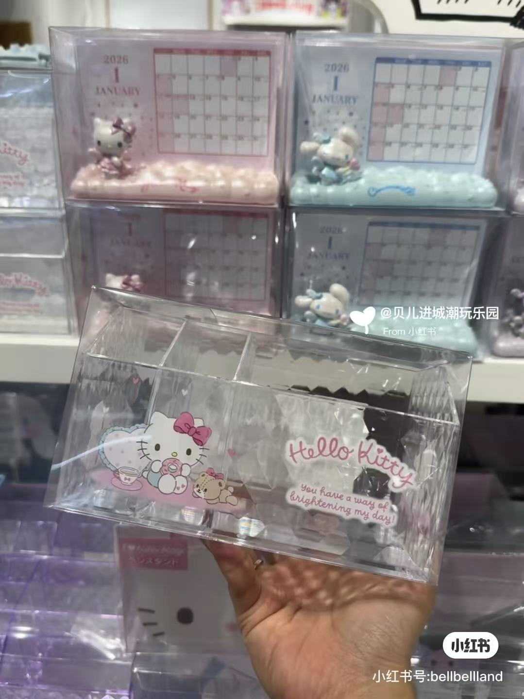 Sanrio|Relaxing Cosmetic Desk Organize|17×9.3×10cm approx.