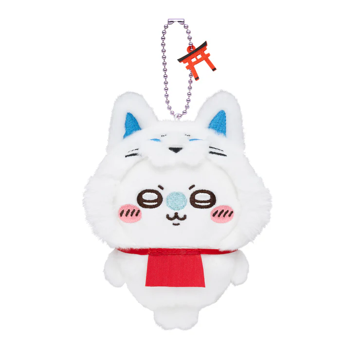 Chiikawa|Fushimi Inari Mascot Holder /Plush Keychain|H140 x W85 x D70mm approx.
