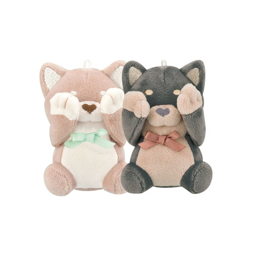 Nico Nui|幽幽家族磁吸毛绒玩偶挂件/包挂/1对|约H140×W130×D70