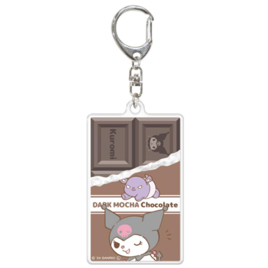 Sanrio|Milk Chocolate Acrylic Keychain|65×65×3mm approx.