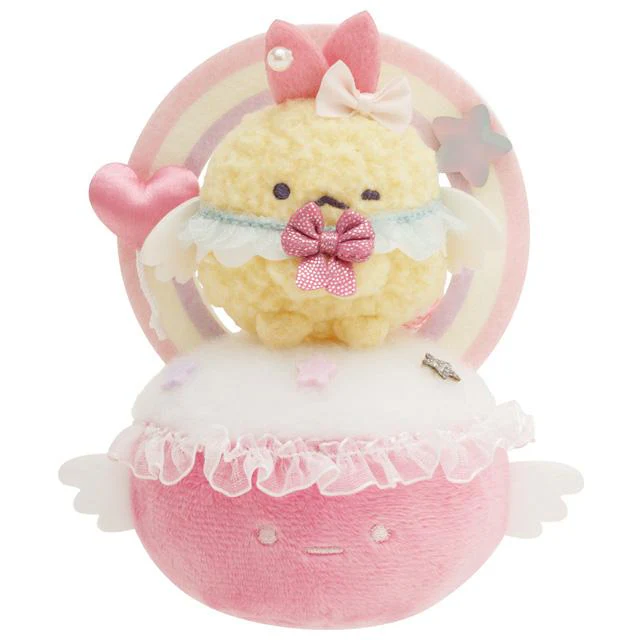 Sumikko gurashi角落生物|天使偶像系列炸虾尾妹妹和舞台手玉/玩偶|约H125 x W75 x D75mm