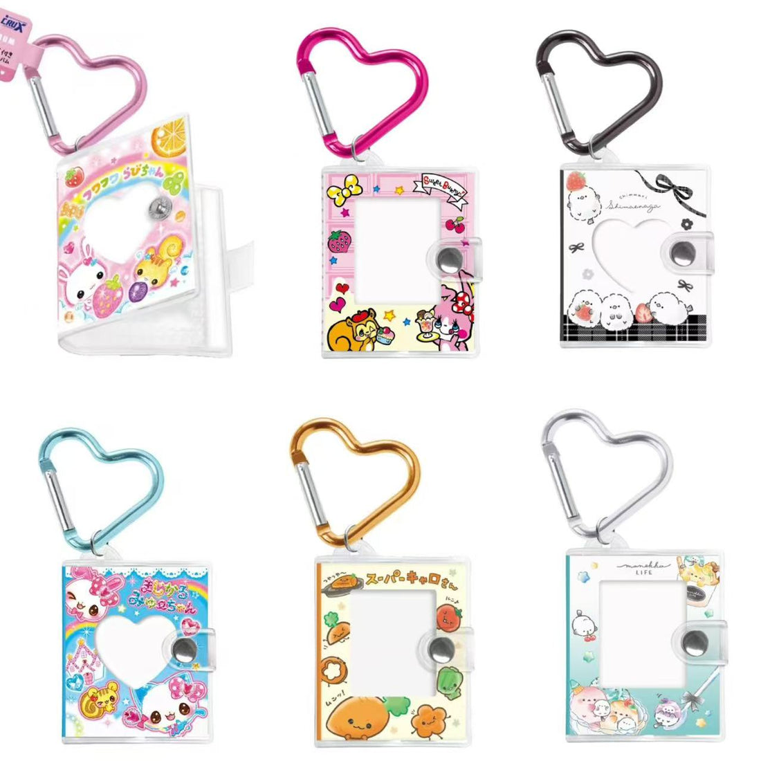 Q-LiA|Heisei Retro Carabiner Collectible Album Keychain|H75 x W55 x D15mm approx.