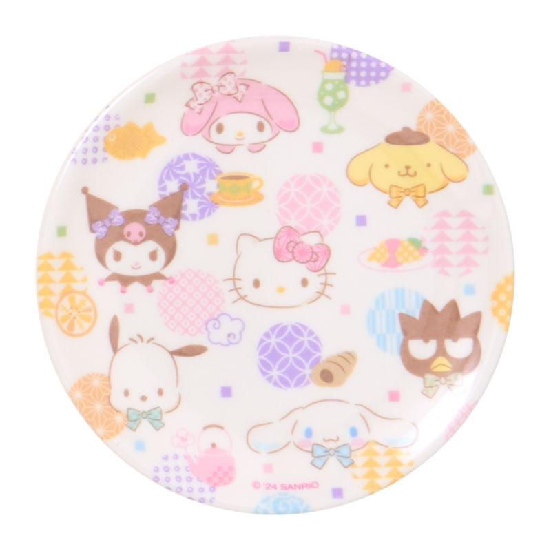 Sanrio三丽鸥|Secret Small Plate - Japanese Pastel Blind Box日式粉彩塑料小盘子盲盒/全8种|1枚入