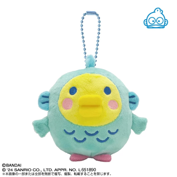 Tamagotchi|Purinui Sanrio Keychain Small Mascot Holder /Plush Keychain|6.0 x 8.0 x 11.0cm approx.✔️