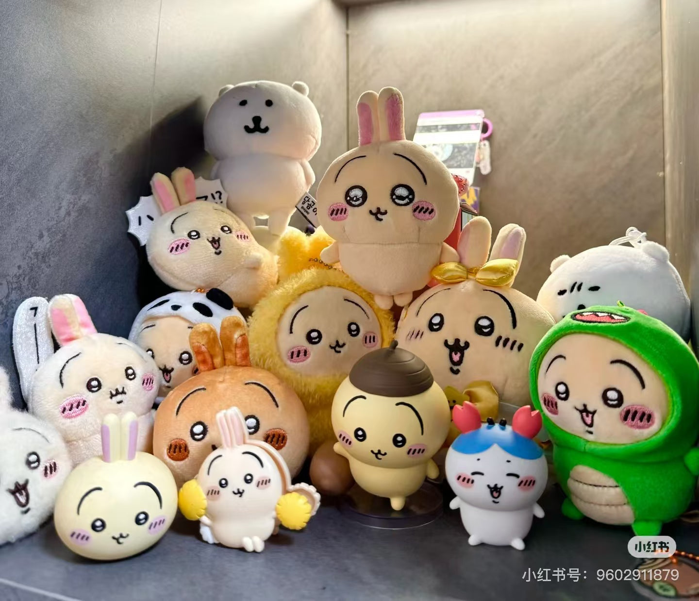 Chiikawa |Clean Eyes Usagi Mascot Holder /Plush Keychain|130×80×50mm approx.