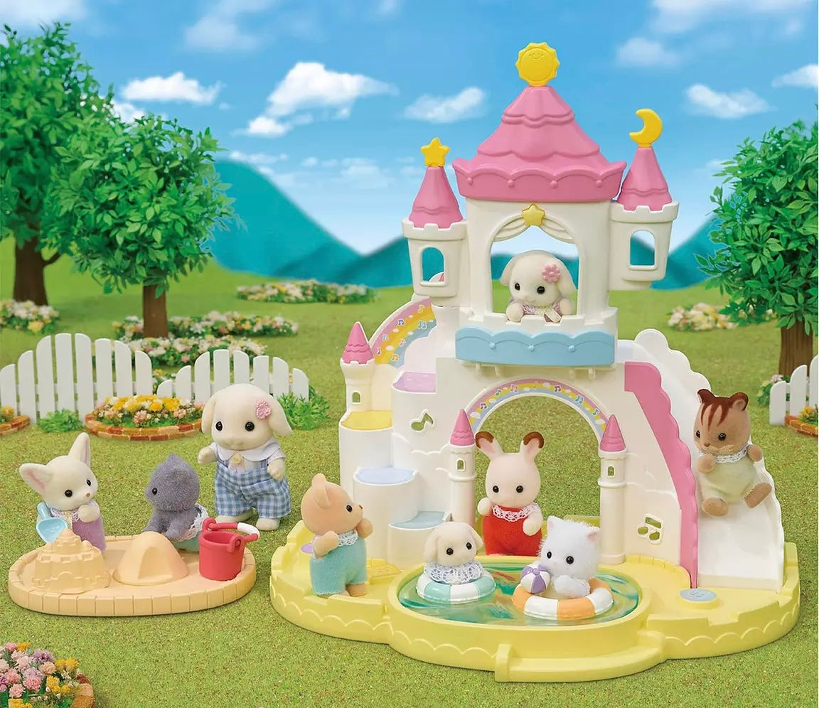 SylvanianFamilies|Nursery Sandbox & Pool/Flora Rabbit-5746