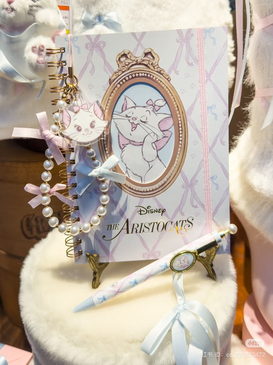 Disney迪士尼|东迪Marie玛丽猫系列华丽珍珠吊饰挂件/手机链