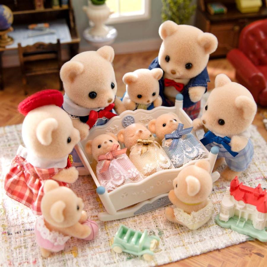 SylvanianFamilies|Biscuit Bear Triplets Healthy Set