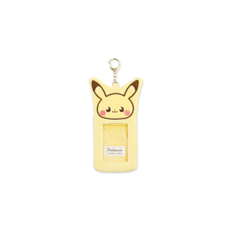 Pikachu皮卡丘| Pokemon Photo Holder Card Case Keychain可爱角色毛绒卡套|约107x211x20mm