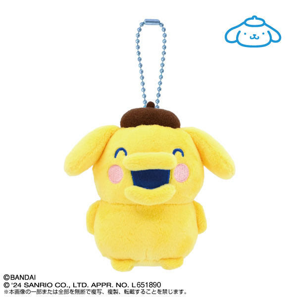 Tamagotchi|Purinui Sanrio Keychain Small Mascot Holder /Plush Keychain|6.0 x 8.0 x 11.0cm approx.✔️