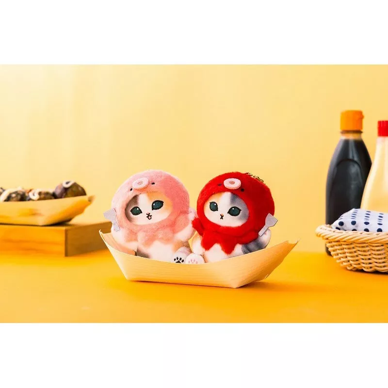 Mofusand|Tako Nyan Octopus Cat Mascot Holder /Plush Keychain|H110×W80×D90mm approx.