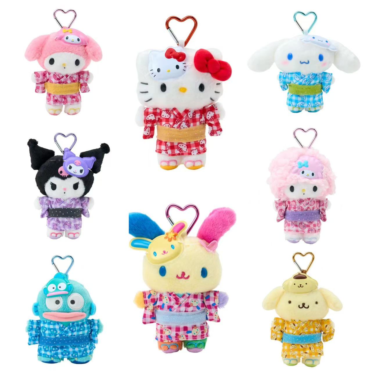 Sanrio|Summer Sparkle Festival Mascot Holder /Plush Keychain|10×6.5×14cm approx.