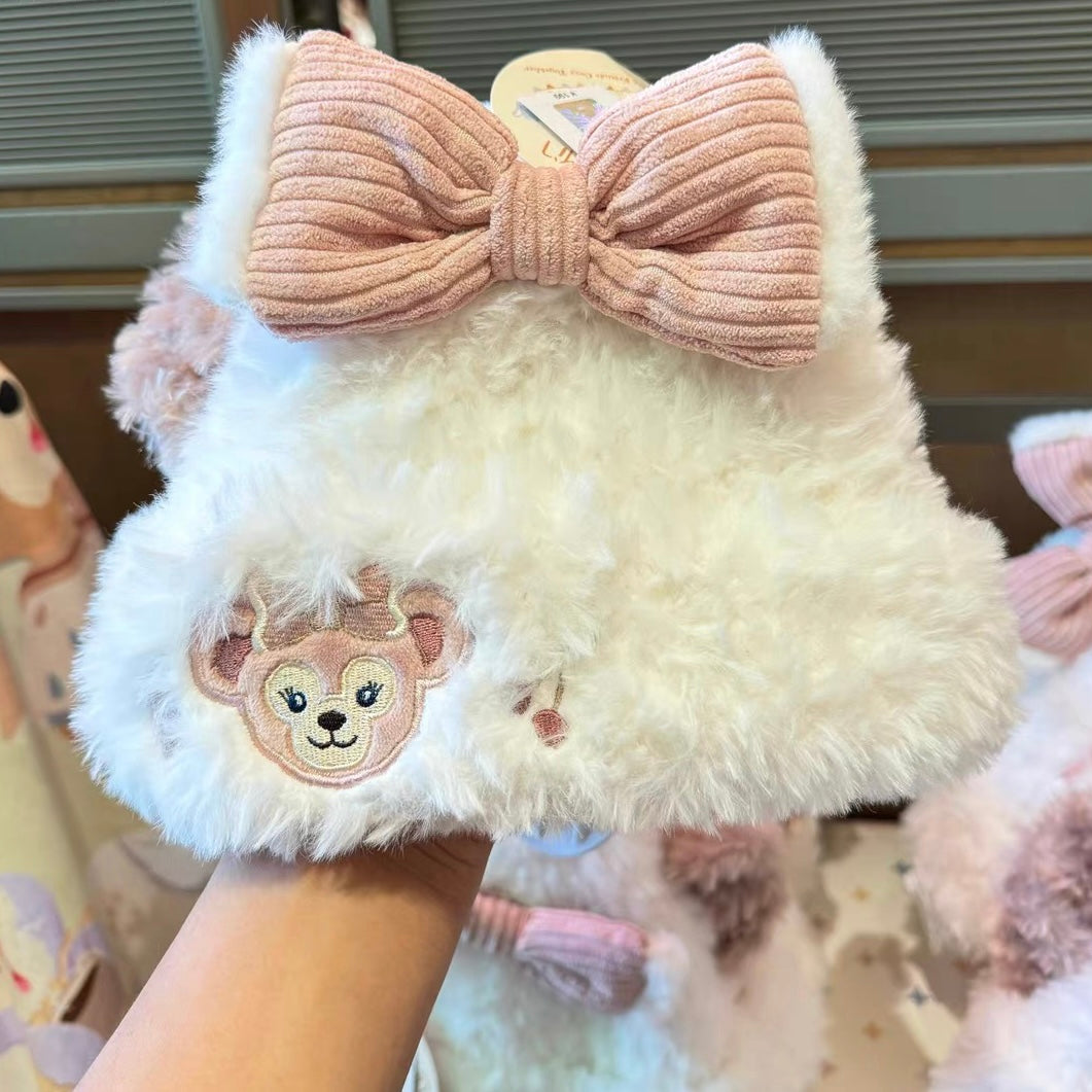 Disney SH|雪莉玫冬日毛茸茸耳朵帽帽/保暖帽