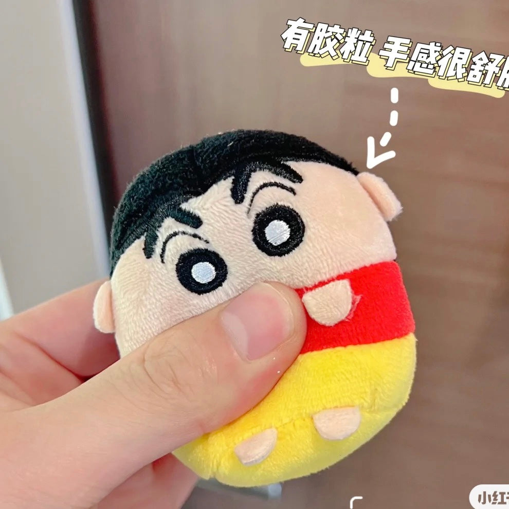 Crayon shin-chan蜡笔小新|圆滚滚Q版毛绒挂件|約60x65x55mm
