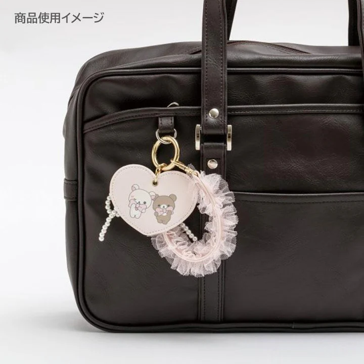 Rilakkuma|Makeup Rilakkuma Tulle Ribbon Pink Mascot Bag Charm| 165×130mm approx.