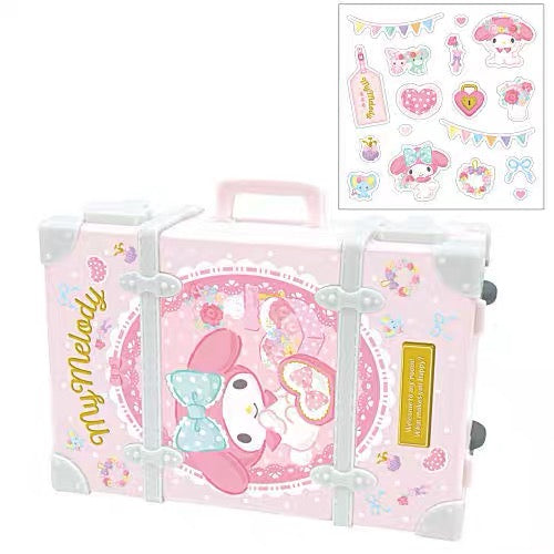 BANDAI万代|Sanrio Characters Tiny Suitcase三丽鸥迷你复古行李箱食玩盲盒/全5种|1枚入
