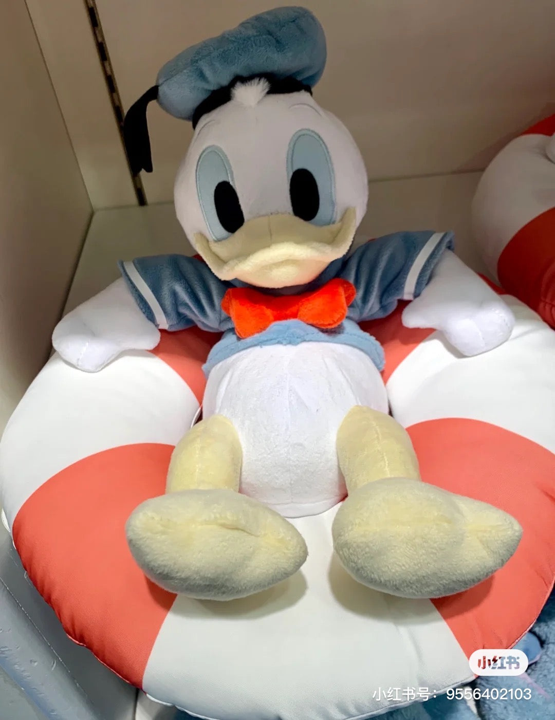 Disney迪士尼|唐老鸭游泳圈玩偶公仔|約高さ23×幅32×奥行き32(cm)