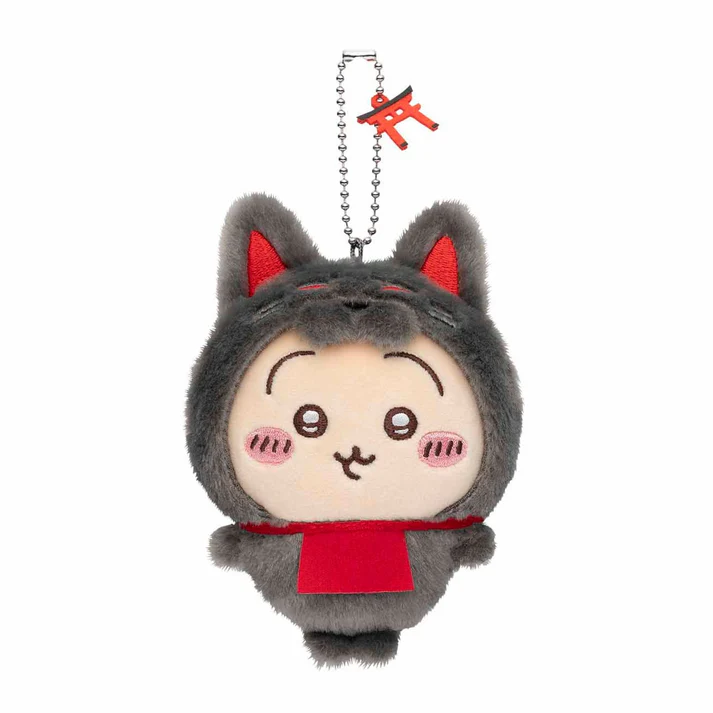 Chiikawa|Fushimi Inari Mascot Holder /Plush Keychain|H140 x W85 x D70mm approx.