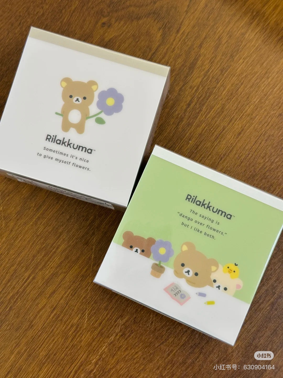 Rilakkuma|Flower Square Memo Pad |100×100mm aprrox.