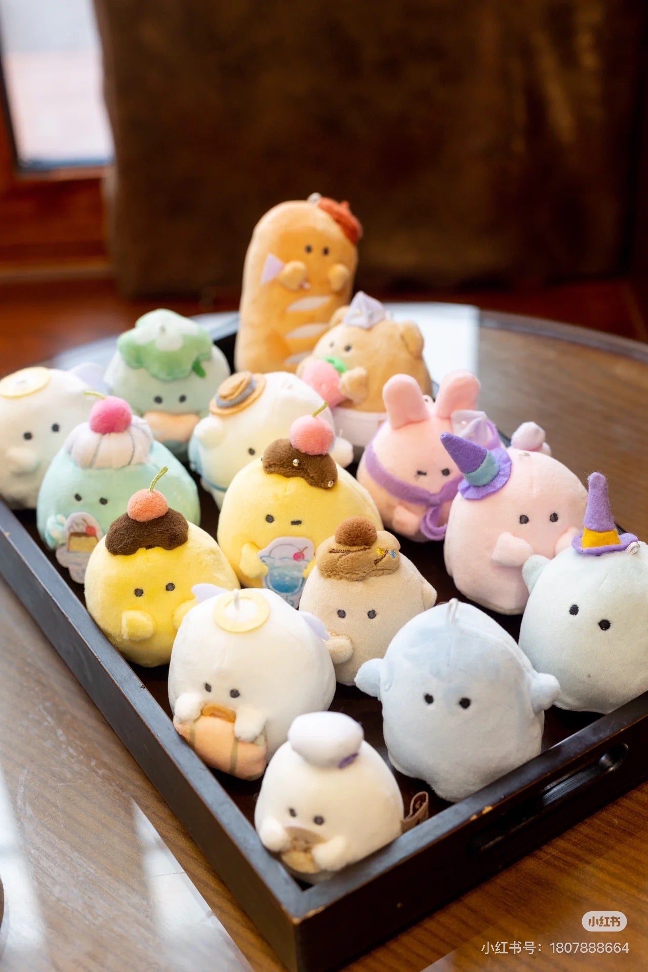 Nico Nui|Obakane Nico Nui Keychain幽幽家族可爱角色磁吸毛绒玩偶钥匙扣/挂件/1对|约15cm×13.5cm×6cm