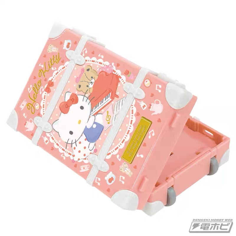 BANDAI万代|Sanrio Characters Tiny Suitcase三丽鸥迷你复古行李箱食玩盲盒/全5种|1枚入