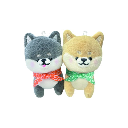 Nico Nui|Obakane Nico Nui Keychain幽幽家族可爱角色磁吸毛绒玩偶钥匙扣/挂件/1对|约15cm×13.5cm×6cm