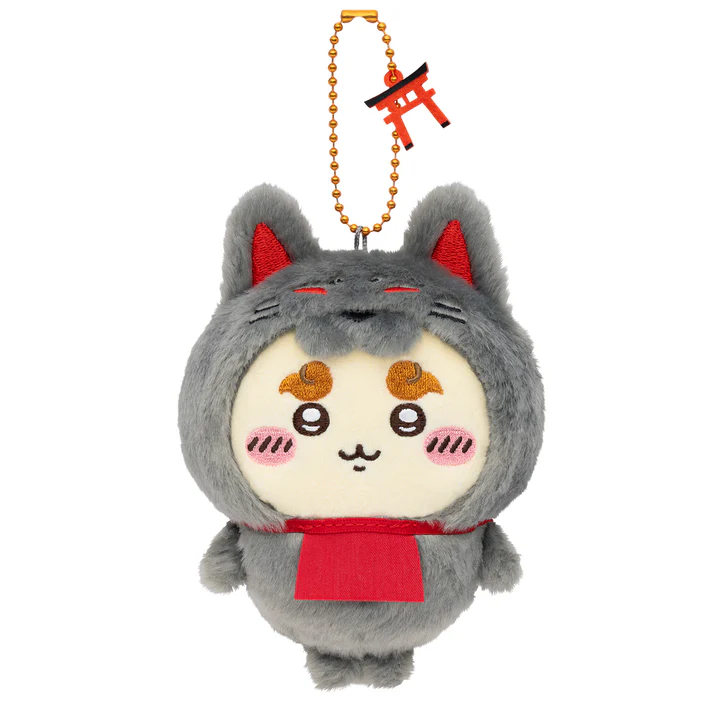 Chiikawa|Fushimi Inari Mascot Holder /Plush Keychain|H140 x W85 x D70mm approx.