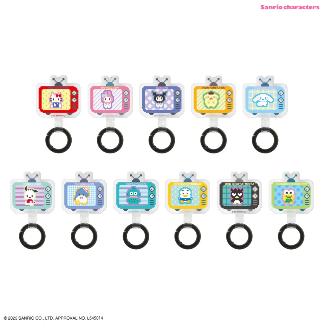 Sanrio|Retro Game Multi Ring Plus|50x90mm approx.