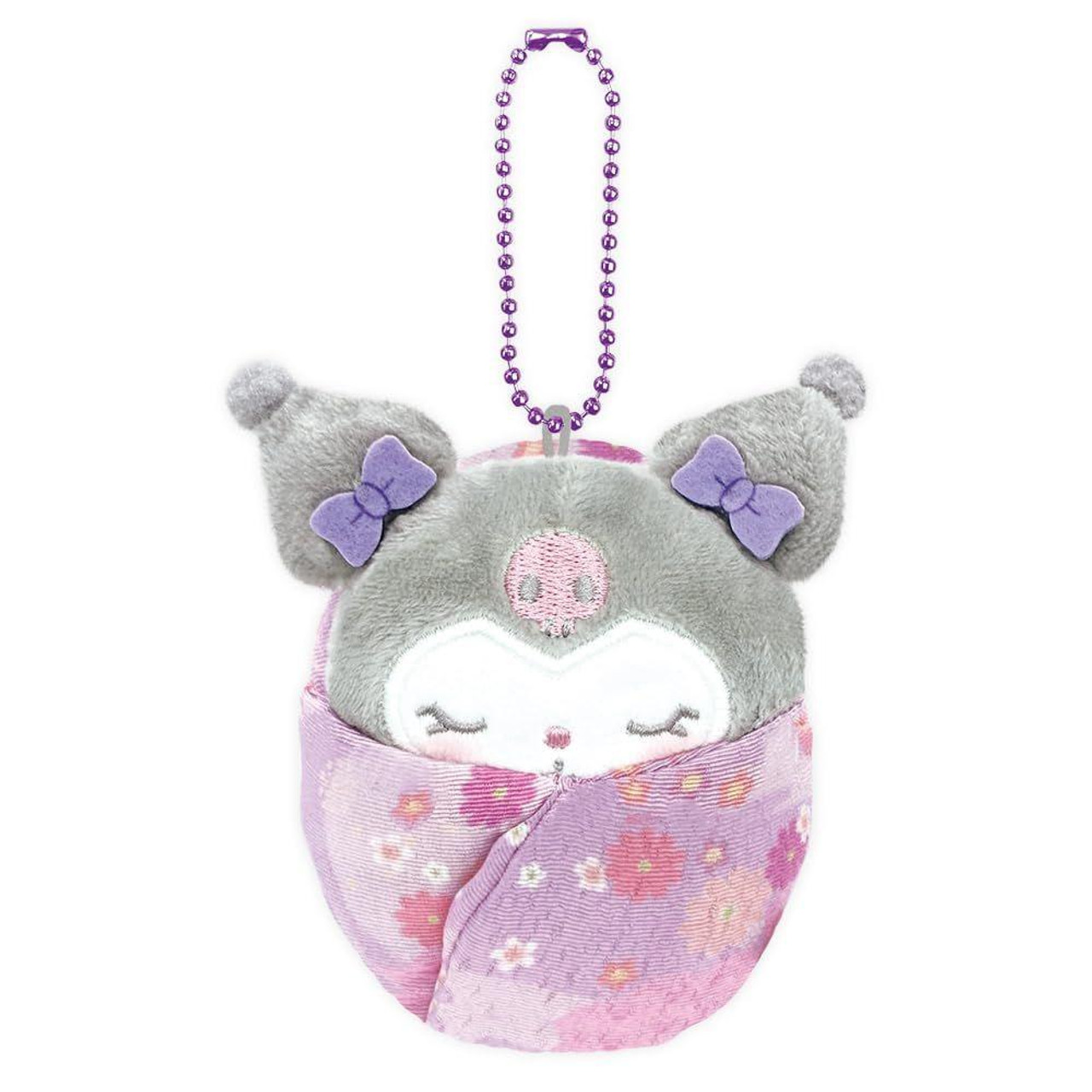 Sanrio|Muslin Blanket Mascot Holder /Plush Keychain|4.0 x 12.0 x 11.0cm approx.