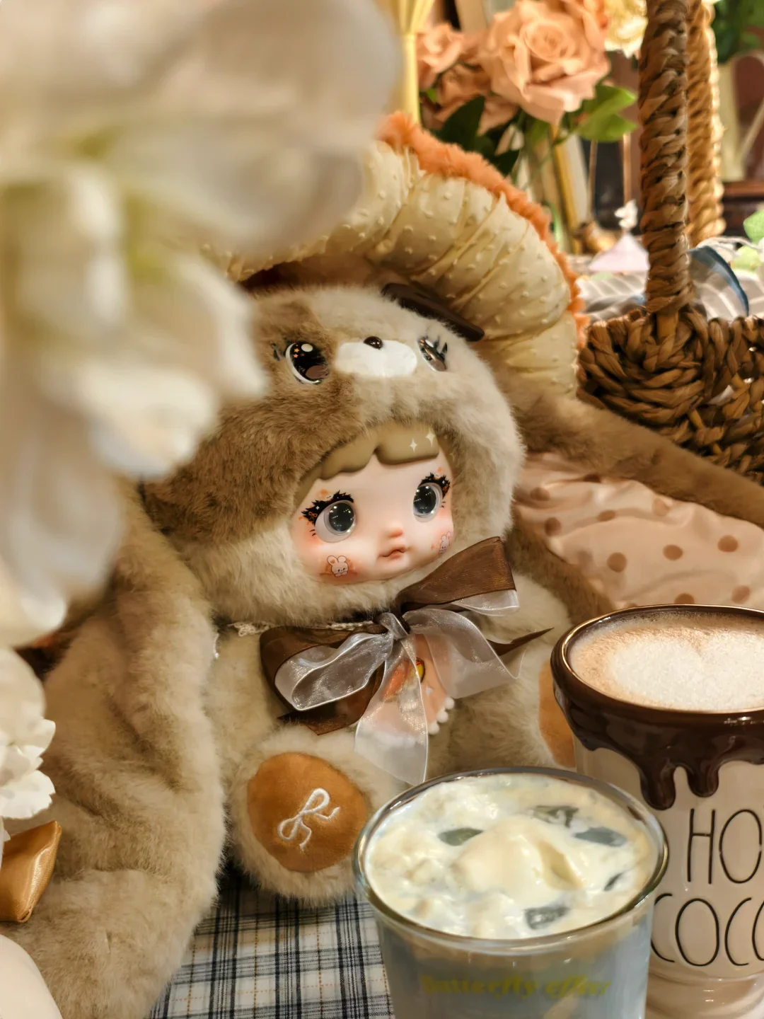 NOMMI Mushroom Hat 400% Big Doll Series vinyl Plush Blind Box