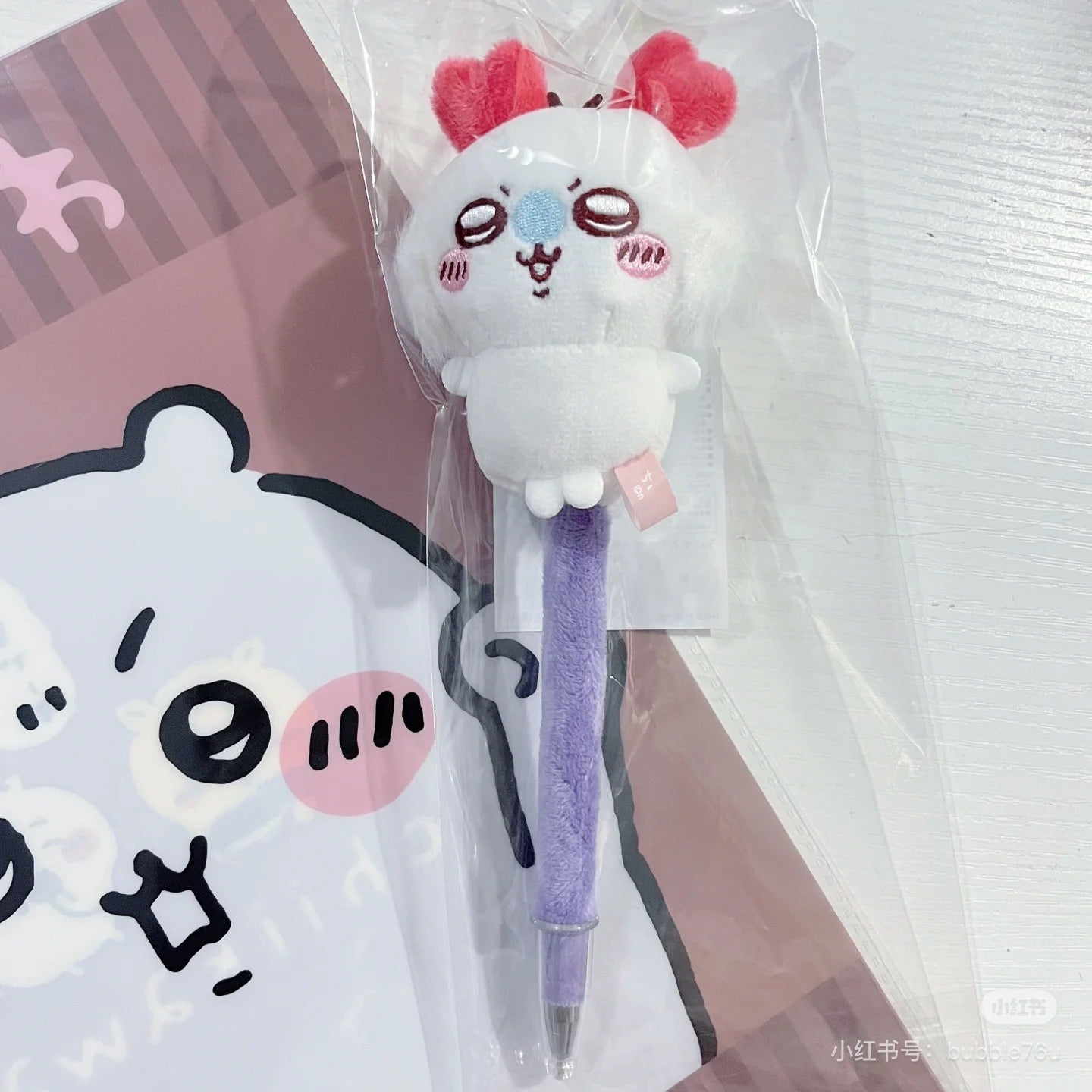 Chiikawa 吉伊卡哇|螃蟹头毛绒玩偶大头圆珠笔|0.7mm