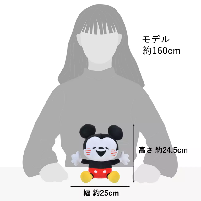 Disney|限定呆萌扁扁傻子系列/二傻系列/铁憨憨/毛绒公仔/玩偶|约高20-26cm