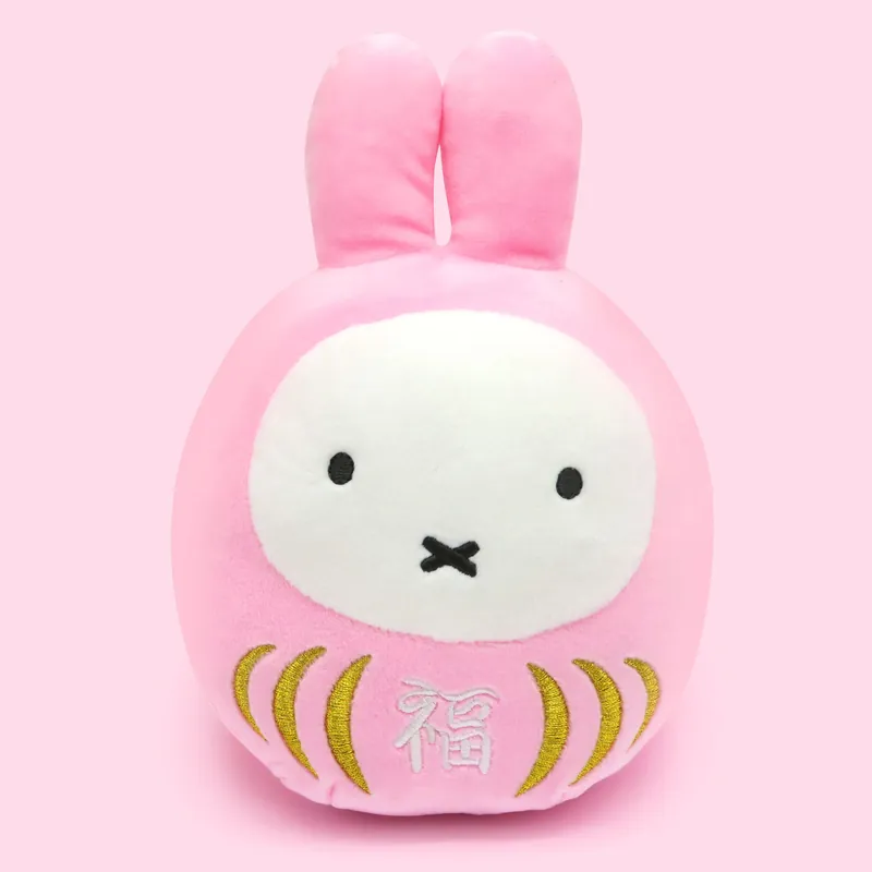 Miffy米菲|Daruma Nyanko Plush Toy 超可爱好运达摩毛绒玩偶/公仔/S号|约H20×W14×D12cm