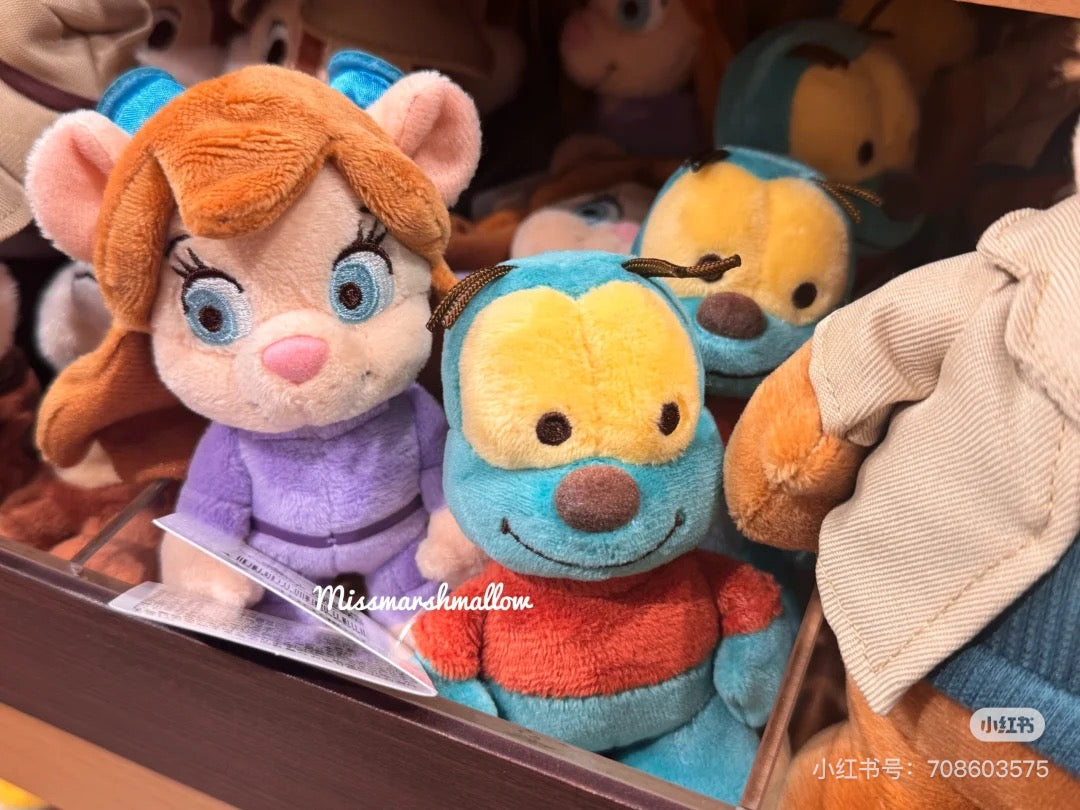 Disney|Chip and Dale Rescue Rangers StanDs Plush Toy|12.5×7×7cm approx.