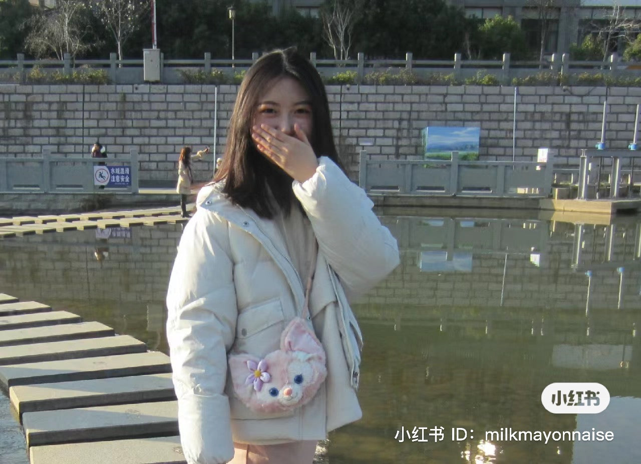 Disney HK|linabell玲娜贝儿大脸斜挎包/卡包位