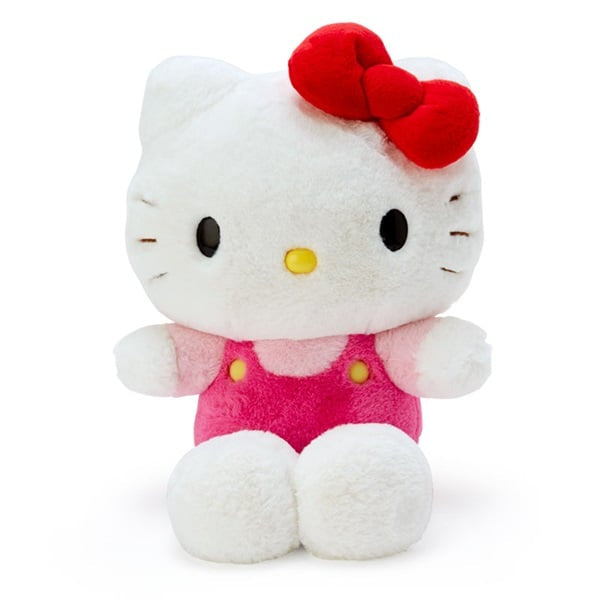 Hello kitty凯蒂猫|毛茸茸kitty公仔/玩偶|L号约28×21×33cm/M号约24cm×25cm×16cm
