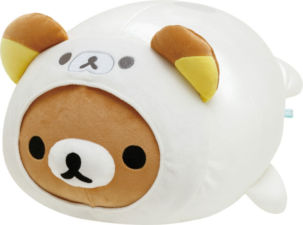 Rilakkuma轻松熊|海洋系列可爱抱抱玩偶/公仔|約330×330×120mm