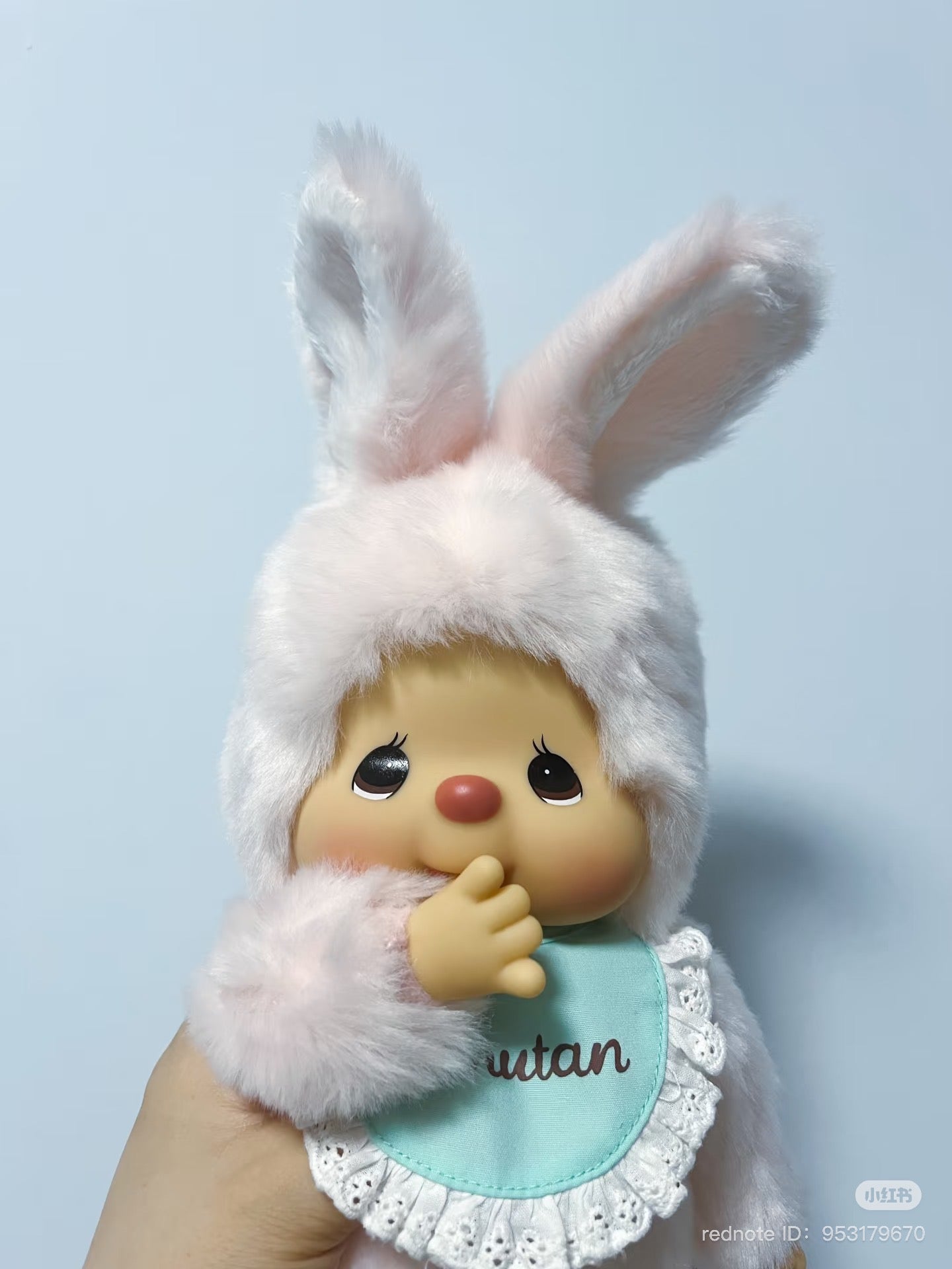【limit 1】Monchhichi|Chimutan Bunny Standard Plush|H24×W12×D8.5cm approx.