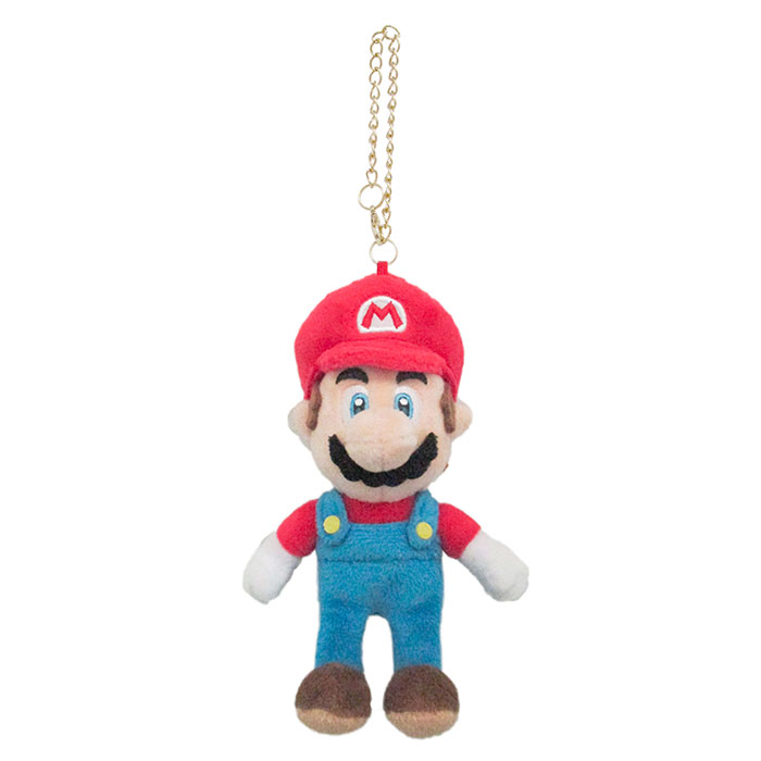 Nintendo|San-ei Super Mario All Star Collection Mario Mascot Holder /Plush Keychaint|90x80x155mm approx.