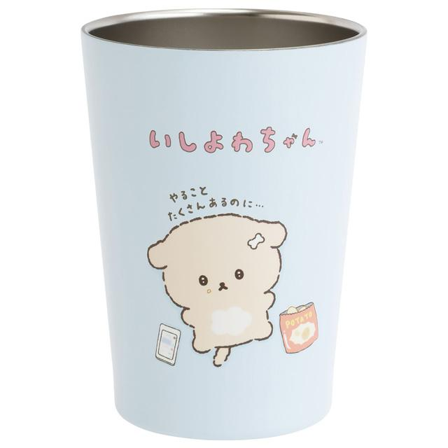 SANX|Ishiyowa-chan Character Mix Desk Item Stainless Steel Tumbler|450 ml approx.