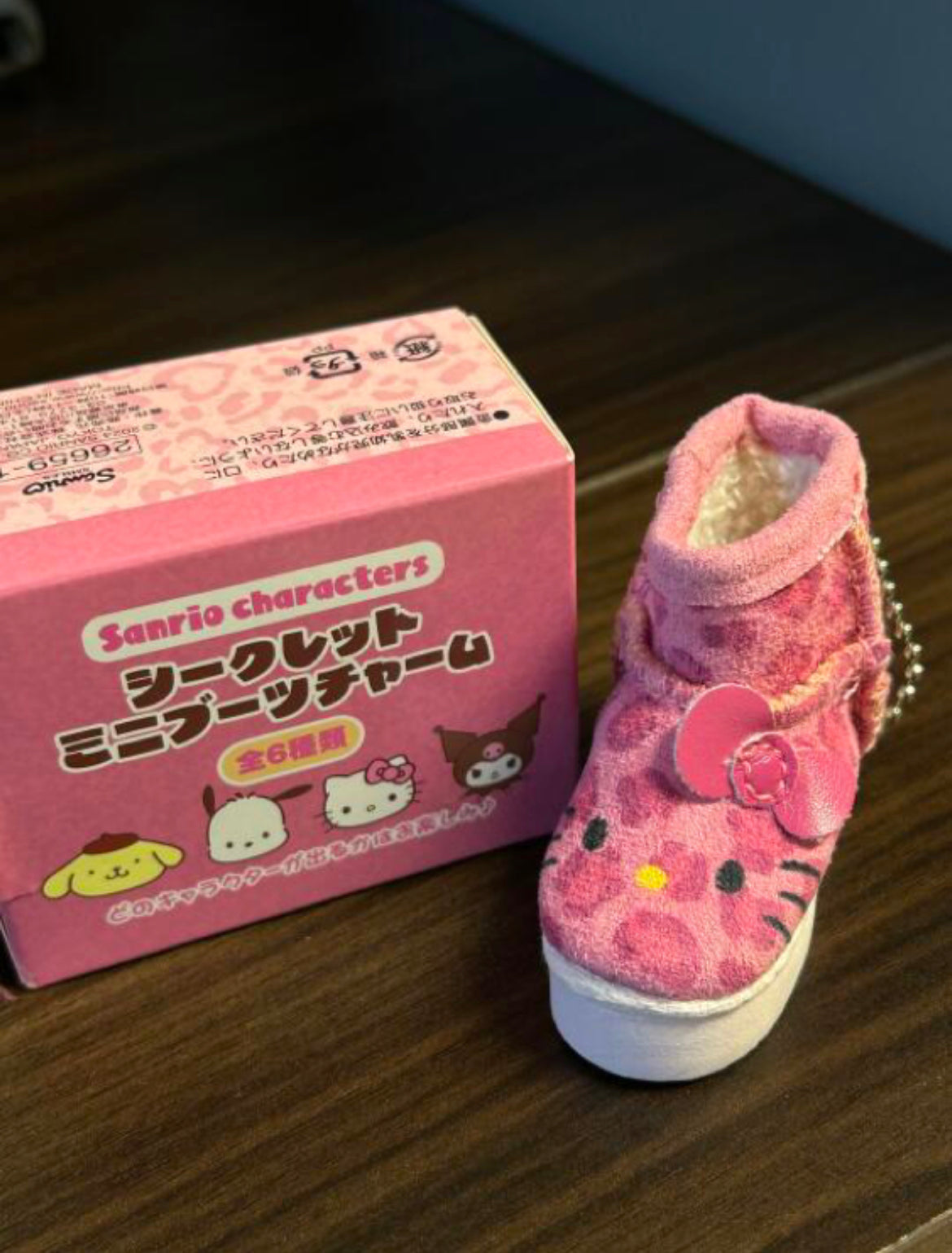 Sanrio|Mini Boots Charm Keychain mystery bag/blind box/All 6 types|1pcs