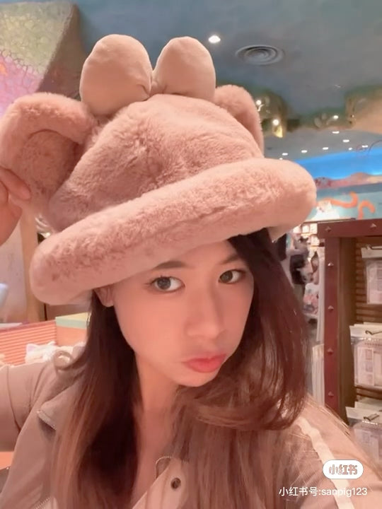 Disney迪士尼|2024东迪冬日达菲和他的朋友们软乎乎毛绒帽子