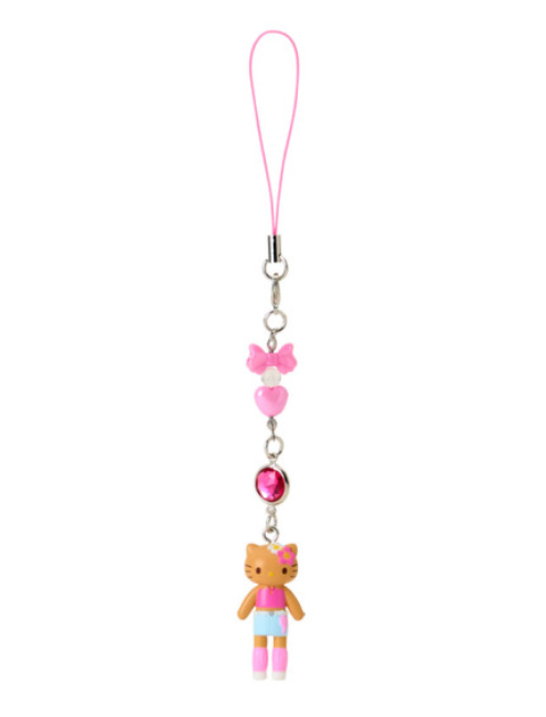Hello Kitty|Closet Collection Gal Style Phone Charm |2×1.2×4cm approx.