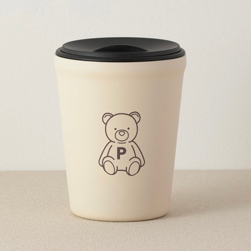 Gelato pique|熊熊ins风带盖保温保冷便携咖啡杯/杯子|270ml