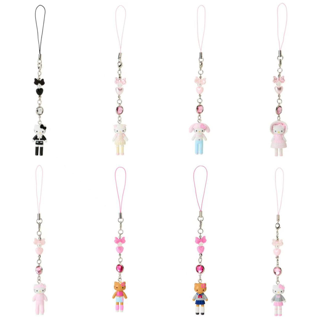 Hello Kitty|Closet Collection Gal Style Phone Charm |2×1.2×4cm approx.