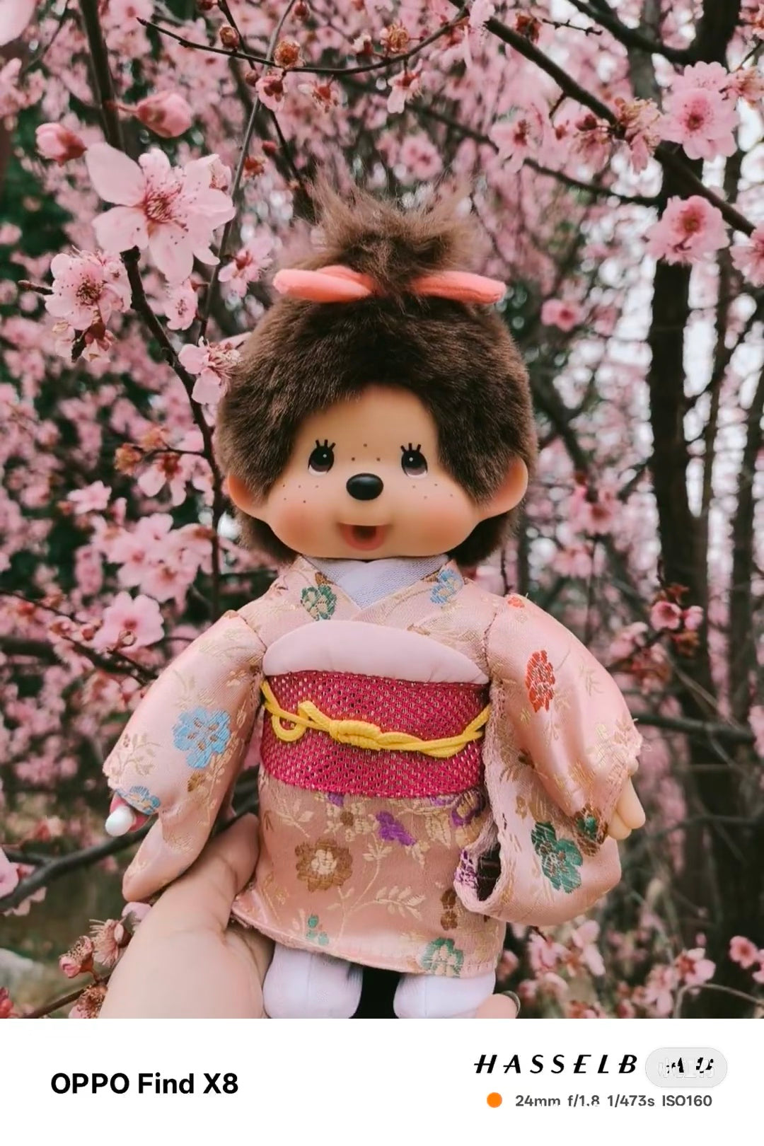 Monchhichi|Kimono Monchhichi-chan/Girl Plush Dolls/Plush Toy