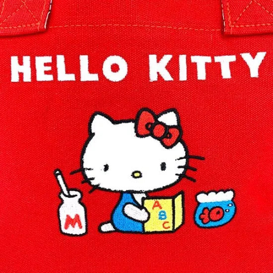 HelloKitty凯蒂猫|Sanrio Hello Kitty 50th Anniversary Classic Mini Tote Bag50周年限定迷你托特包/手提包|约H20 x W30 x D10cm