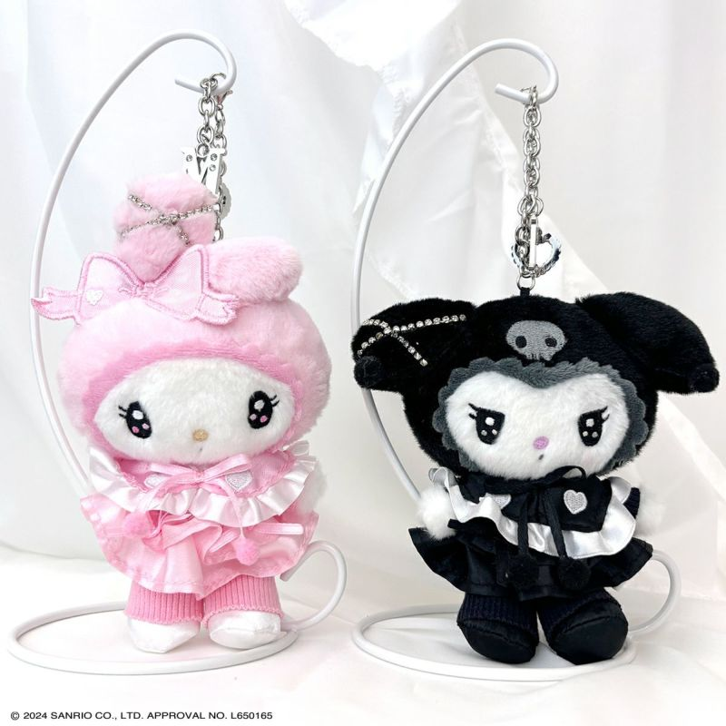 Sanrio三丽鸥|Sanrio Mascot Holder / Twin Idol Initial Charm with Rhinestone偶像系列字母包挂/挂件|约10×6×18cm