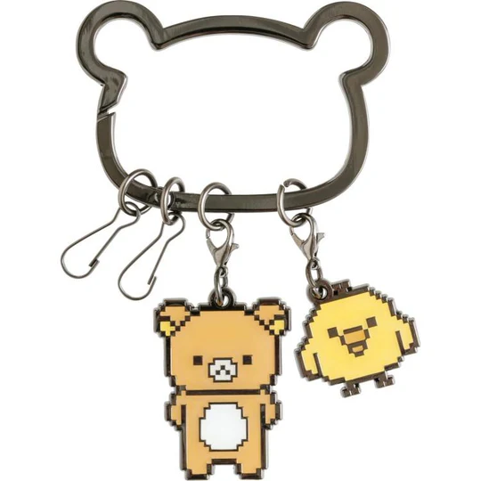 Rilakkuma|Gaming Pixel Art Keychain/Keyring|95×65mm approx.